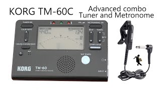 KORG TM60C Tuner and Metronome combo tutorial screenshot 1