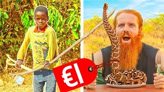 This 8 year old hunted Africa’s deadliest snake… I ate it