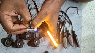 Different types of led indicator light bike & cycle ||best  indecator light