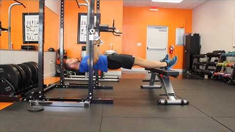 Inverted Row Legs Elevated
