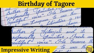 How to Neat and clean πsimple handwriting cursive with Parker pen|story in English|impressiveWriting