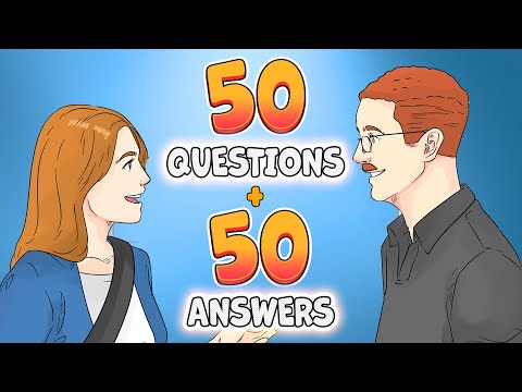 50 вопросов 50 ответов на английском. Разговорный английский