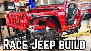 Installing the LS3, TH400 & Atlas Transfer Case into the Race Jeep! Ultra4 Jeep Wrangler Build Ep4 by JK Gear and Gadgets 20,765 views 9 months ago 17 minutes