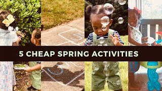 5 inexpensive spring activities ///2020