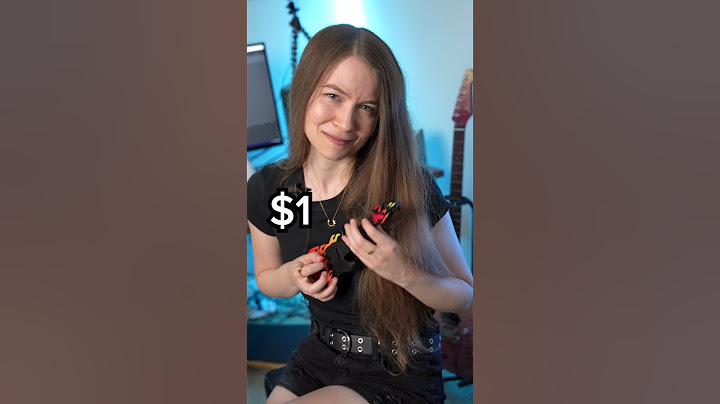 $1 vs $1,000 guitar 🎸