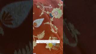 Celebrate Navratri In Style With Priyujas Vibrant Orange Saree