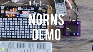 Monome Norns (DIY Linux Synthesizer) Overview and Demo screenshot 1