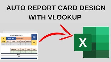 Automate Report Card Design with VLOOKUP | Excel Tutorial for Beginners