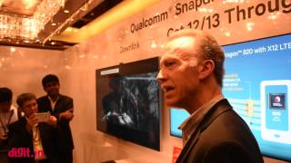 Snapdragon 820 Prototype Carrier Aggregation Connection Speeds Demo by Peter Carson | Digit.in