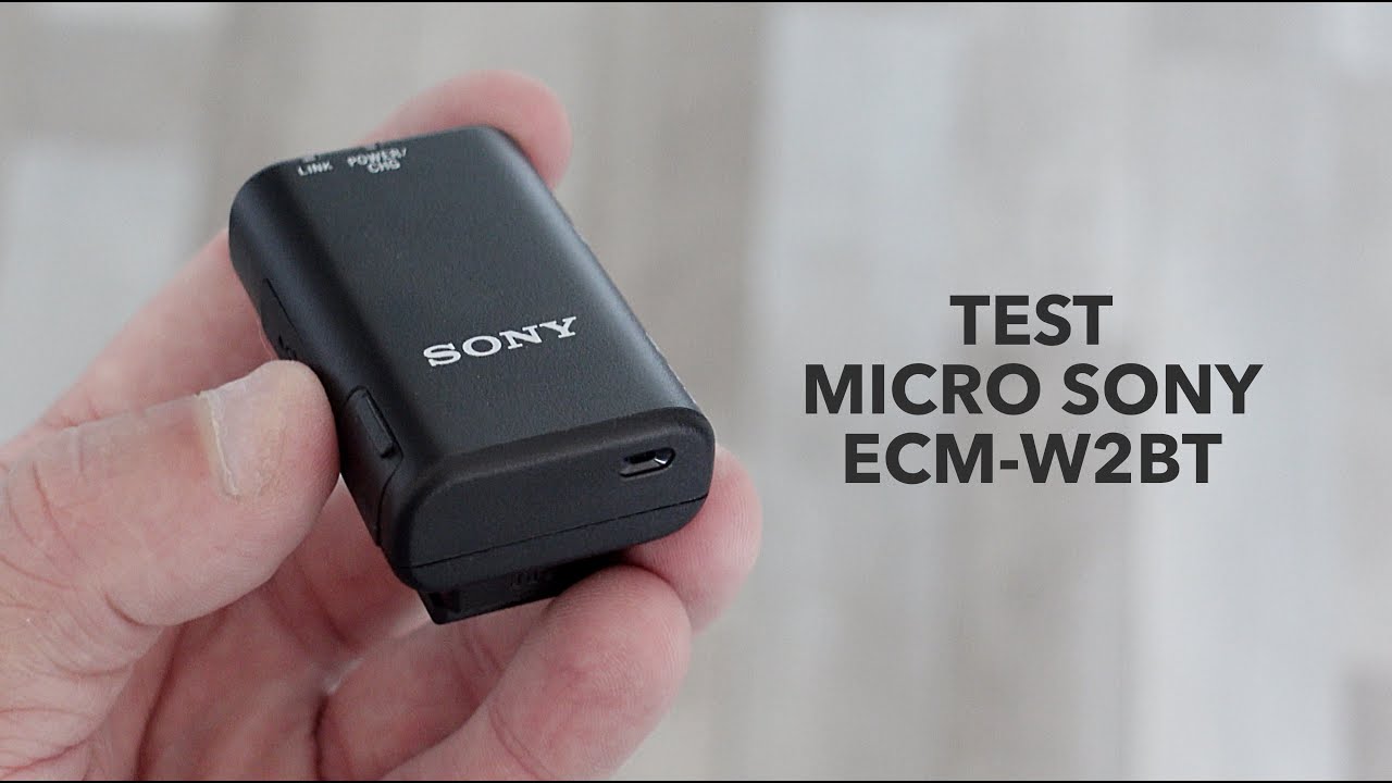 TEST MICRO SONY ECM-W2BT : Le micro sans-fil idéal pour les