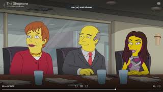 the simpsons charli damelio scene