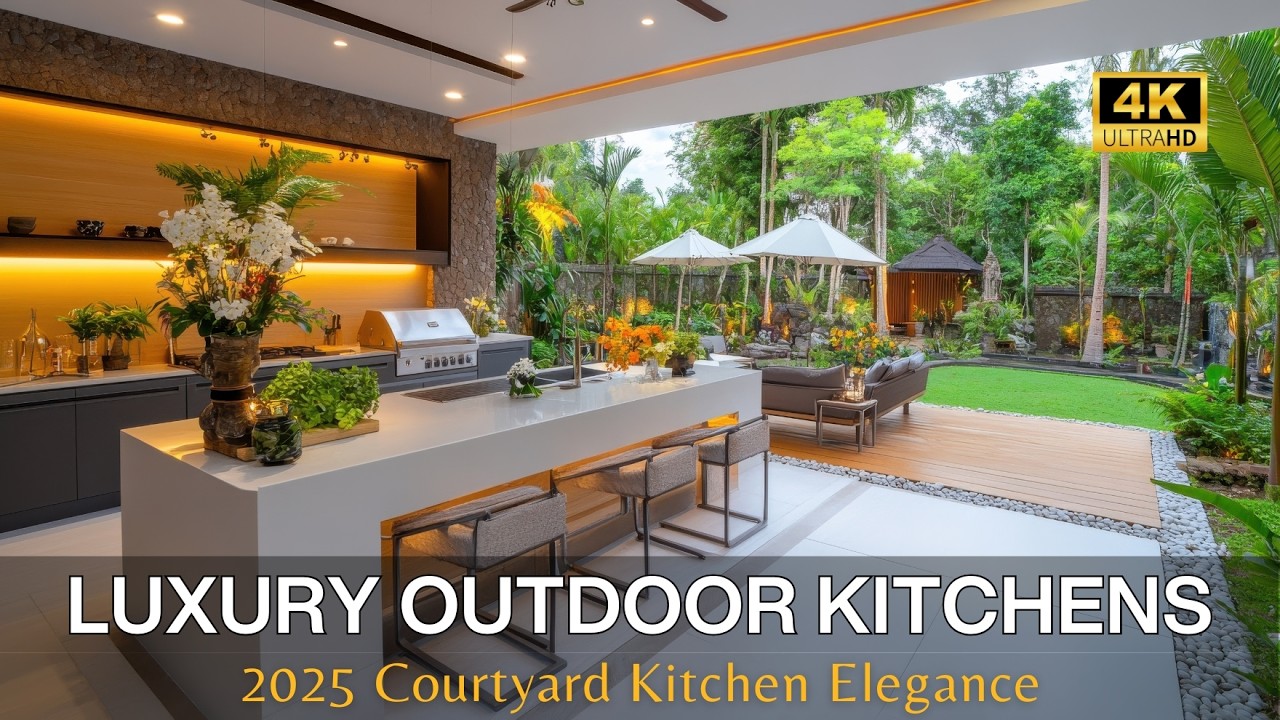 2025 Luxury Minimalist Homes: Sustainable Courtyard Kitchens, Cozy Backyard Retreats and Patio Ideas