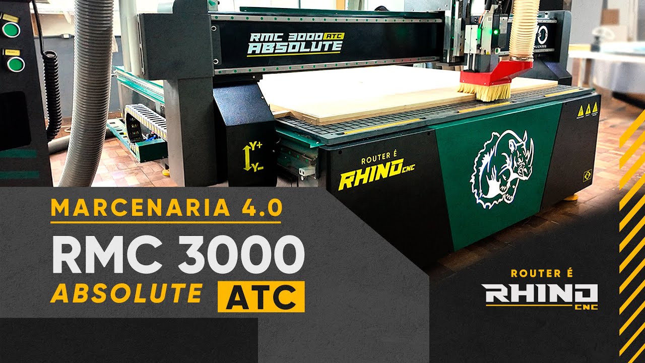 RMC 3000 ABSOLUTE ATC A Revolução da Marcenaria Digital!