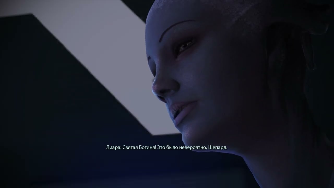 Mass Effect Legendary Edition фем шепард и роман с лиарой