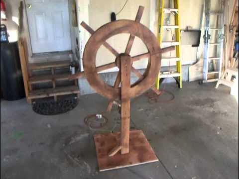 2013 Halloween Moving Pirate Ship Wheel 