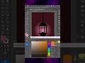 🔥 Ramadan Illustration in Adobe Illustrator – Easy Design Tutorial! #shorts #ramadanwithyoutube