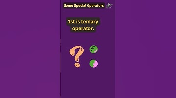 Ternary Operator in javascript | Special Operators in javascript #javascript  tutorial in 1 minutes