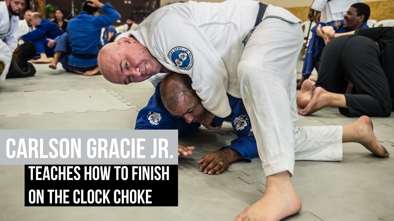 Carlson Gracie Jr walks you through a clock choke YouTube