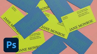 Narrated Ep 13: How to Create a Memorable Business Card in Photoshop | Adobe Creative Cloud screenshot 4