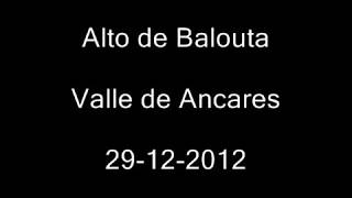 Alto de Balouta (1648 m). Valle de Ancares 29-12-2012