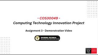 COS30049 - Assignment 3 - Demonstration Video - Group HN1_6
