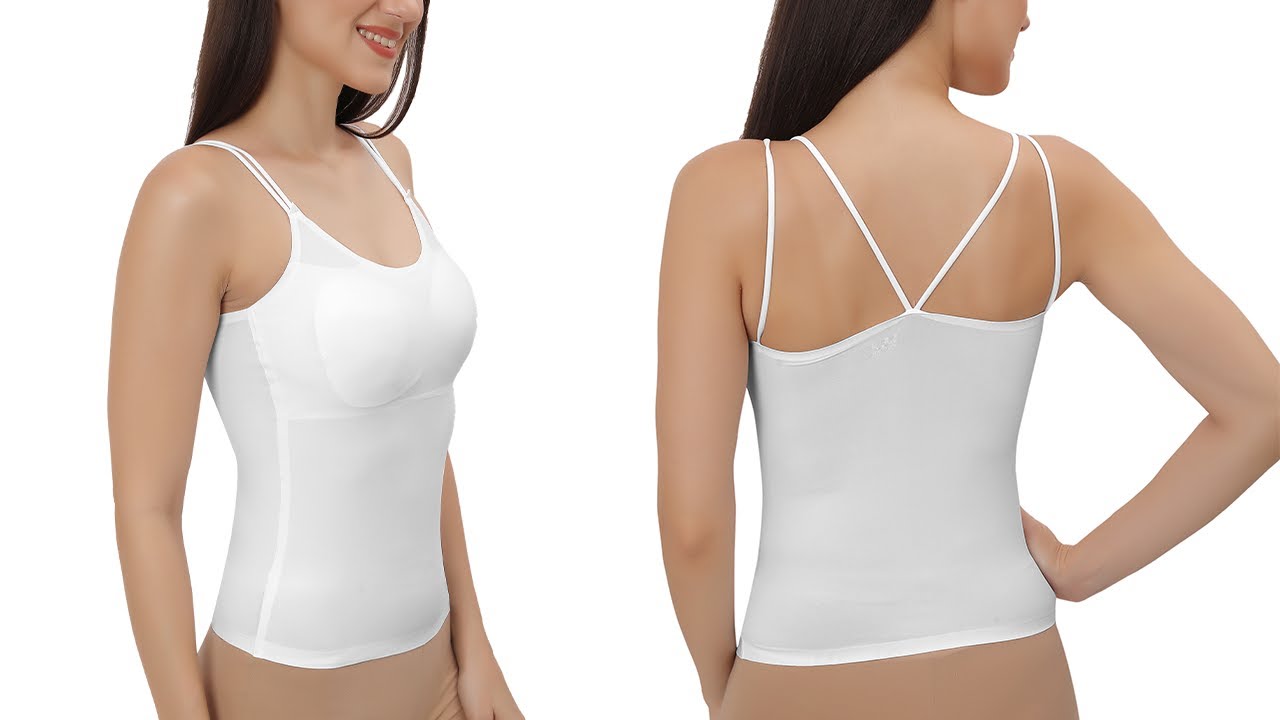 Fabluk® Silk Smooth Spaghetti Top – Quick Dry & All-Day Comfort!