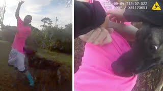 K-9 Chases Down Suspect and Holds Him Until Deputy Can Slap On Handcuffs