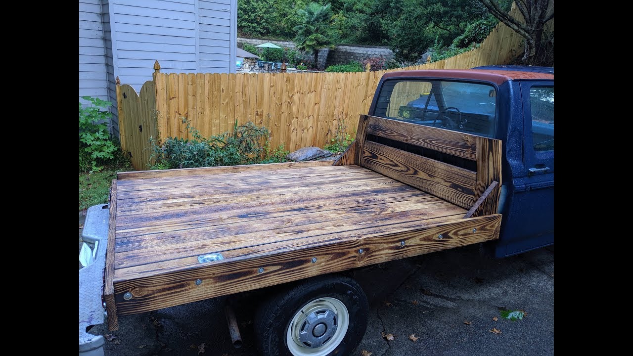 DIY Wood Truck Bed - YouTube