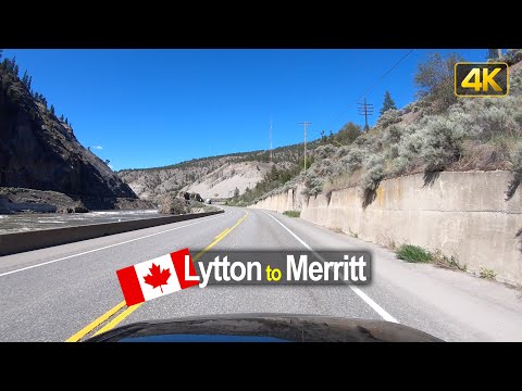 Driving from Lytton to Merritt | British Columbia Canada