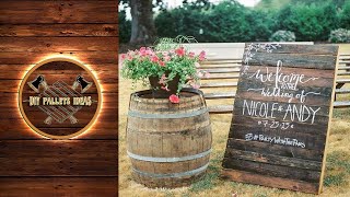 Top 50 Fab Rustic Wood Pallet Wedding Ideas Vol 1 rustic diy wedding decorations