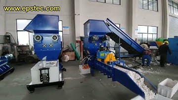 EPS compactor machine for recycling expanded polystyrene | Styrofoam compactor machine
