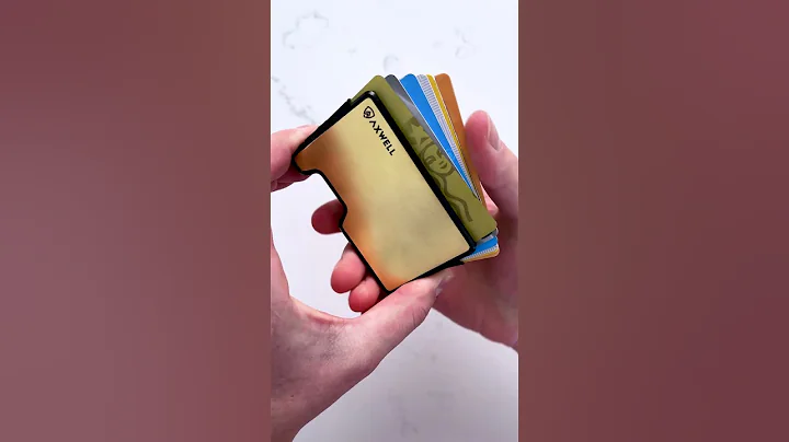 Best Minimalist Wallet (Brass Slim Wallet) #shorts #bestwallet #metalwallet #edcwallet  #brass