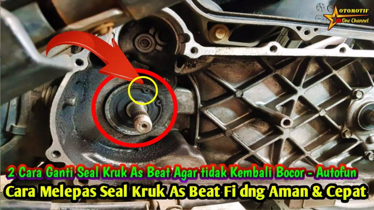 2 Cara Ganti Seal Kruk As Beat dengan Aman dan Cepat Agar Tidak Kembali Bocor Autofun YouTube