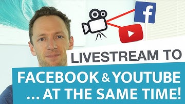 How to Livestream to Facebook and Youtube… AT THE SAME TIME!  (Wirecast)