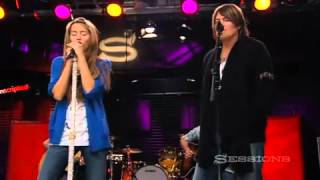 Miley Cyrus and Billy Ray Cyrus - Butterfly Fly Away (LIVE AOL Sessions HQ)