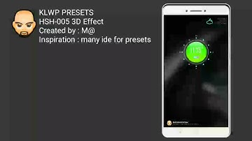 KLWP preset HSH-005 3D Effect