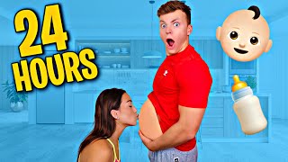 PREGNANT FOR 24 HOURS CHALLENGE! *FUNNY*