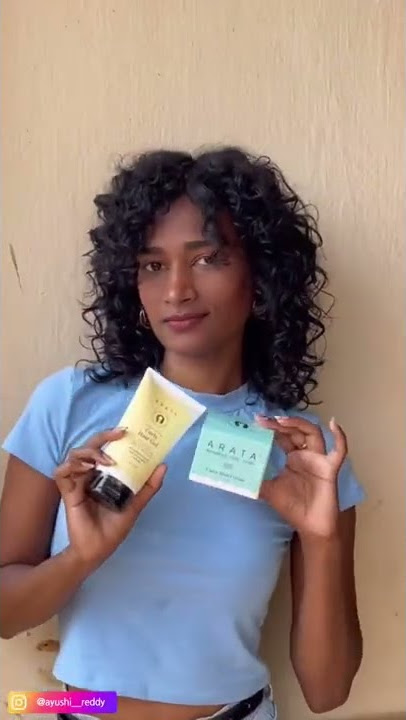 Arata’s curly hair cream and gel.