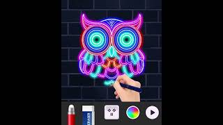 Neon Doodle Draw 1, How To Make Neon Paint Glow