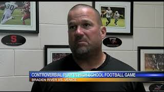 Video Controversial Play In High School Football Game