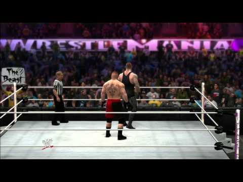 WrestleMania 30 - The Undertaker vs Brock Lesnar - Full Match Sim.