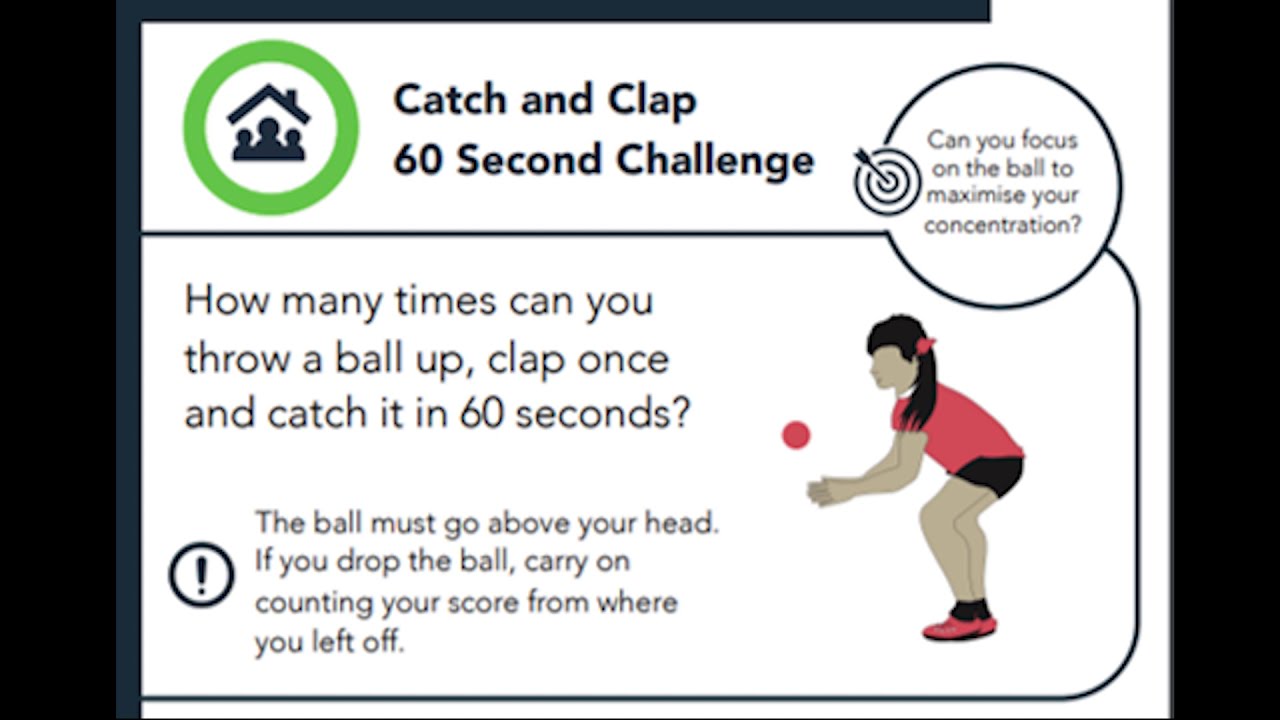 Week 5 - Throw, Catch & Clap Challenge - YouTube