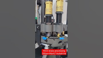 Processing 8K pieces of 9mm brass. #dillon #ammo #reload #gun #reloading #mark7 #9mm