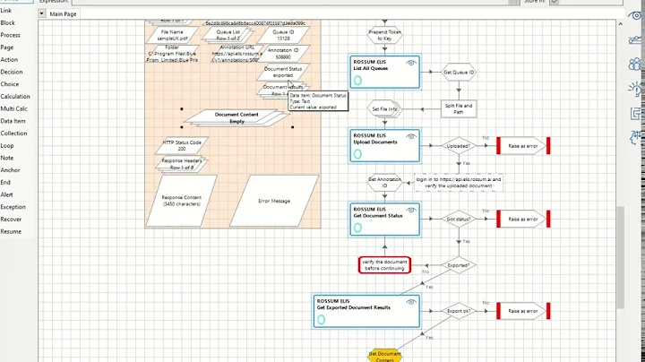 Blue Prism Rossum Elis Demo