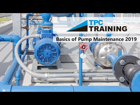 Basics of Pump Maintenance w/ TPC Online Webinar | TPC