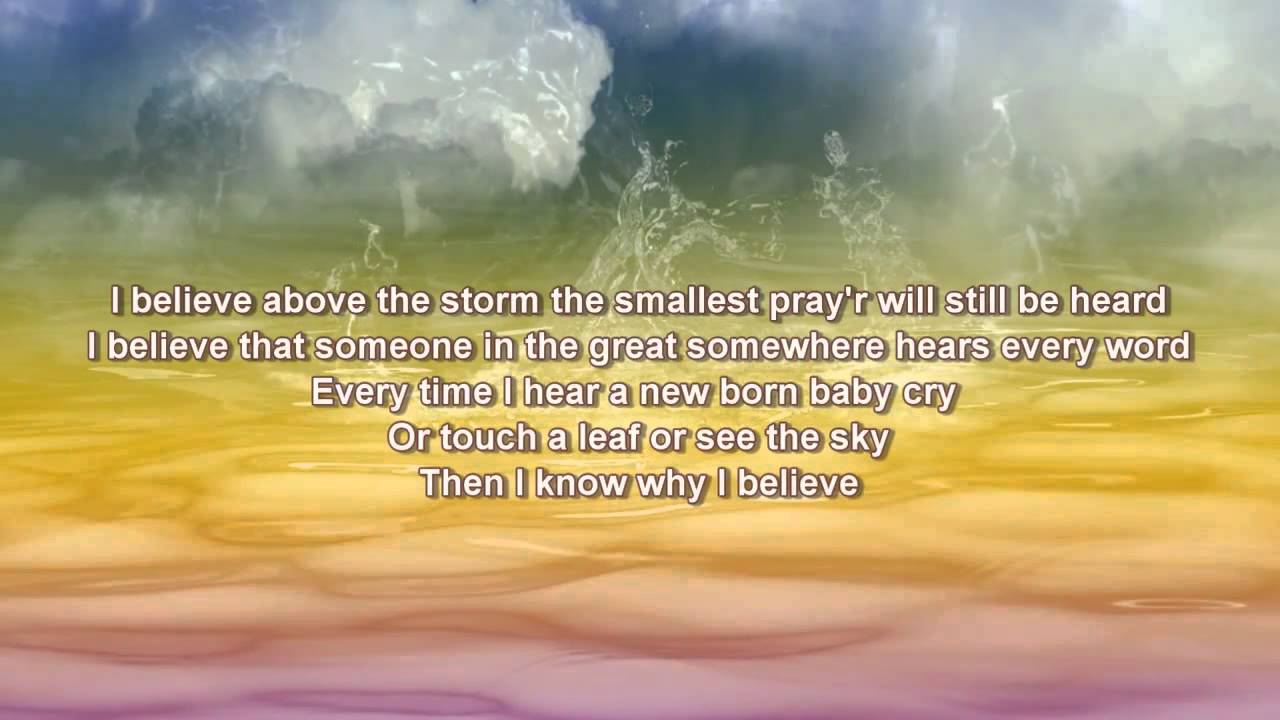 Glen Campbell + I Believe + Lyrics/720p YouTube Glen Campbell + I Believe + Lyrics/720p YouTube
