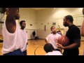 Coach rah teaching youth basketball