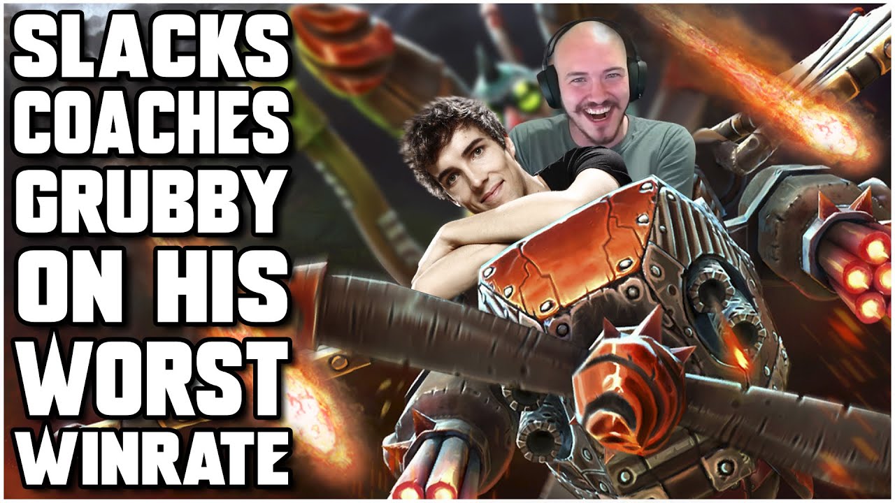 SirActionSlacks Coaches Grubby On his WORST WINRATE - Dota 2