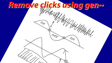 Removing clicks from audio switching using Max/MSP and gen~