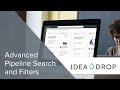 Whats new in idea drop advanced pipeline search and filters